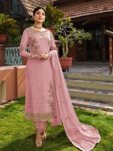 Pink salwar